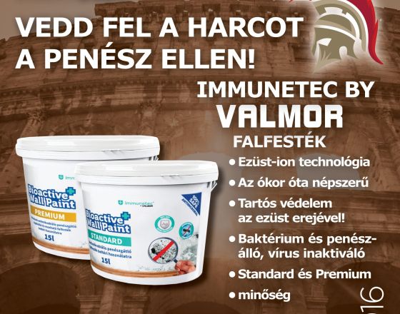 Vedd fel a harcot a penész ellen az Immunetec-kel!