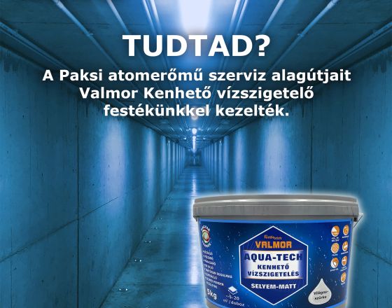 VALMOR Aqua-Tech kenhető vízszigegelés