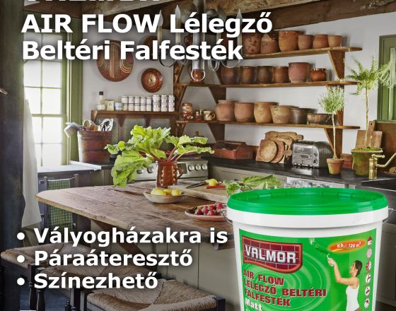 VALMOR Airflow Lélegző Beltéri Falfesték