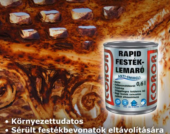 Ha kiváló, gyors és hatékony megoldást keresel, válaszd a Coror Rapid Festéklemarót!