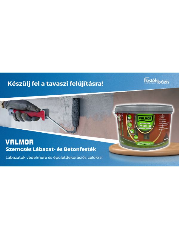 VALMOR Szemcsés Lábazat- és Betonfesték